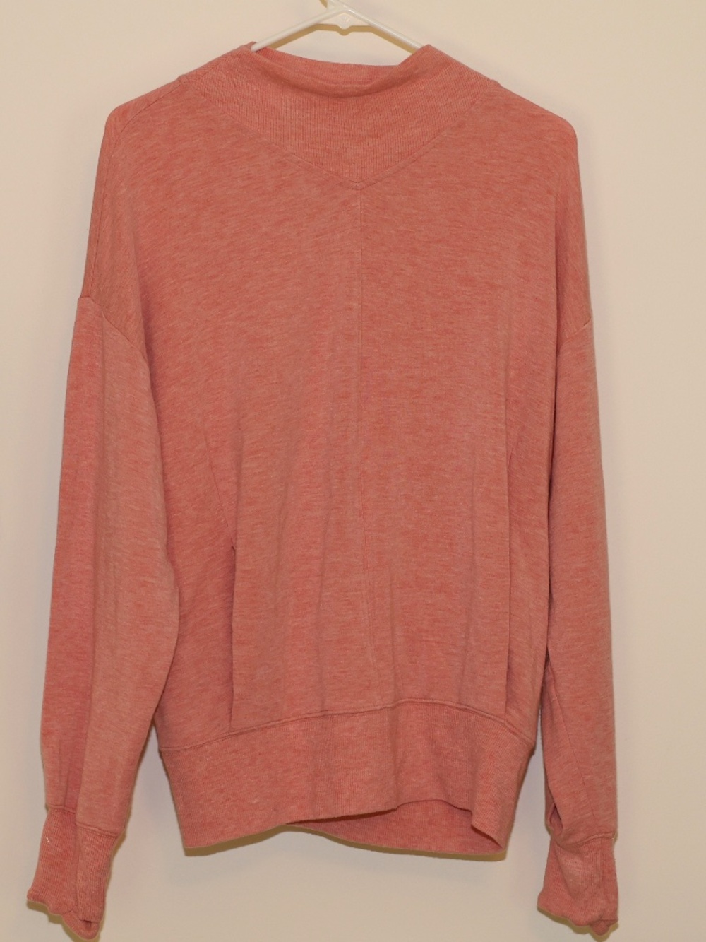 Athleta Apollo Mockneck Sweatshirt in Pink